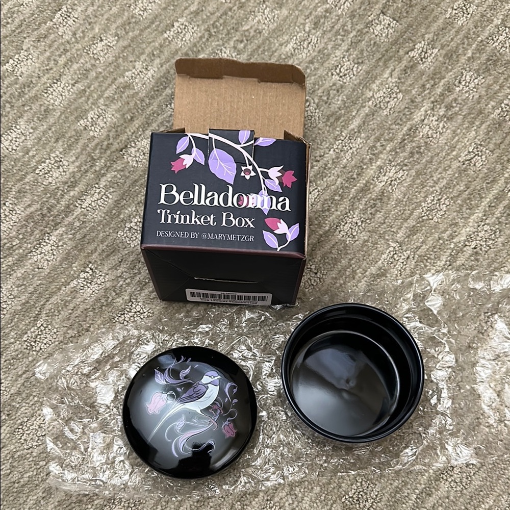 Fairyloot Belladonna Trinket Box with Floral Design